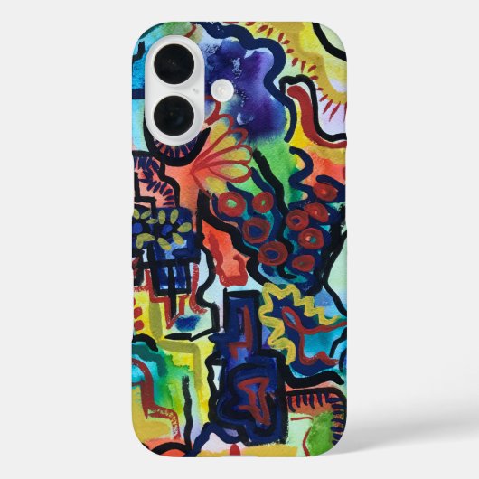 Eva's Garden-Hand Abstracte Kunst Case-Mate iPhone Case (Achterkant)