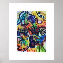 Eva's Garden - Handgeschilderde Abstracte Kunst