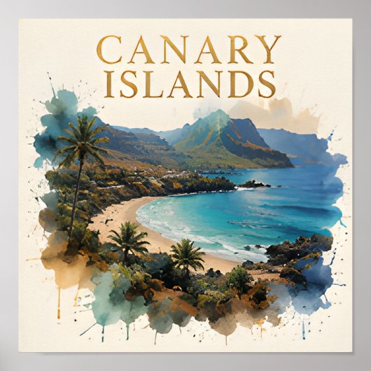 Évasion Côtière Art Déco des Îles Canaries (Devant)