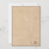 Évasion Salle Anniversaire Fête Invitation (Dos)