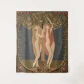 Eve and Lilith Tapestry Wandkleed (Voorkant)
