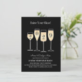 Eve Bash Champagne Kaart (Staand voorkant)