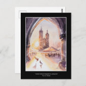 EVE Briefkaart van de Oud-stad Krakow (Voorkant / Achterkant)