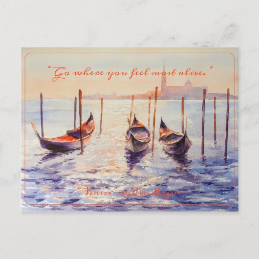 EVE Briefkaart Venice Sunset (Voorkant)