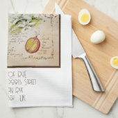 EVE Café Peint Serviettes de cuisine (Quart Plié)