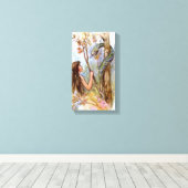 Eve en de server Canvas drukken (Insitu (Houten vloer))