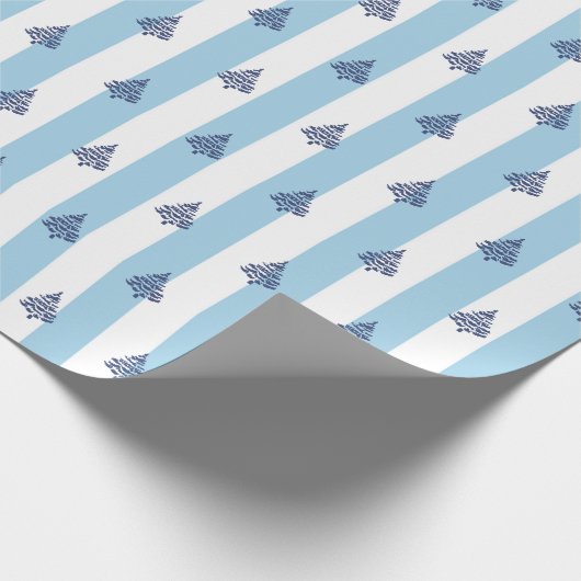 Eve en Sofie Blue kerstverpakking Cadeaupapier (Hoek)