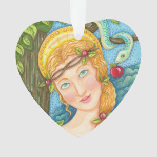 Eve Et Serpent COEUR NOËL ORNAMENT