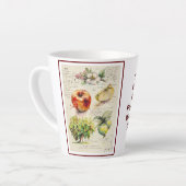 EVE Gedetailleerde illustratie van Apple Two-Tone Latte Mok (Linkerhoek)