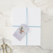 EVE geschilderd kerst rendier en konijn Cadeaulabel (Met Touw)