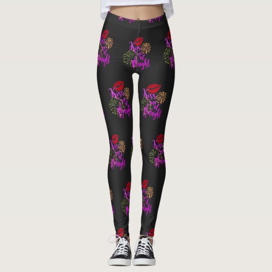 Eve Kiss me Leggings nieuwjaar (Voorkant)