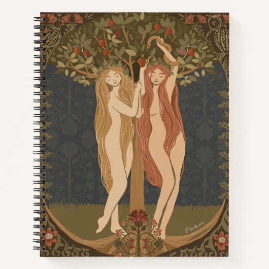Eve & Lilith A4 Notitieboek (Voorkant)