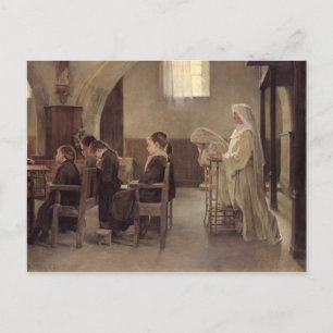 Eve of the First Community, vóór 1890 Briefkaart