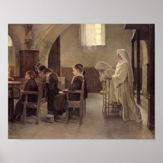 Eve of the First Community, vóór 1890 Poster (Voorkant)