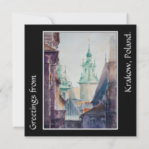EVE Painted Krakow, de voormalige Poolse stad Kaart