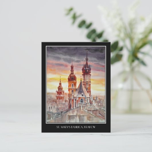 EVE Painted Krakow, Kaart van de Poolse stad (Staand voorkant)