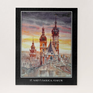 EVE Painted Krakow, Kaart van de Poolse stad Legpuzzel