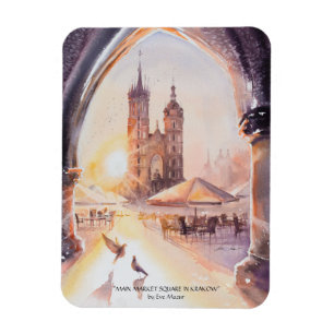 EVE Painted Krakow Old Town Magneet