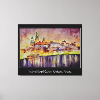 EVE Painted Wawel, Krakow, Polen Jigzaag Puzzle Canvas Afdruk