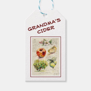 EVE Pomme peinte illustration Vin Étiquette