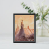 EVE schilderde Wawel Royal Castle Briefkaart (Staand voorkant)