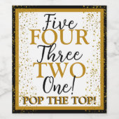 Eve Wine Fles Label nieuwjaars Wijn Etiket (Enkel label)