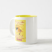 Éveil à l'amour cloche crochets chats mug (Devant gauche)