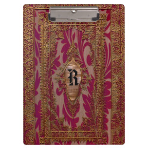Evelio Elegant Chic French Monogram Klembord