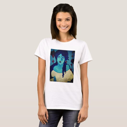 Evelyn Blue T-shirt (Voorkant volledig)