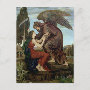 Evelyn de Morgan - Carte postale de L'Ange de la M