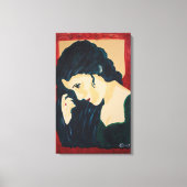 Evelyn Demure Canvas Afdruk (Voorkant)