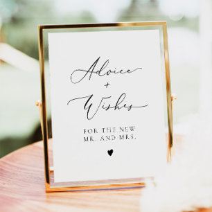 EVELYN Elegant advies voor de post Bride en Groom Poster