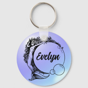 Evelyn - Mermaid Name Custom Sleutelhanger