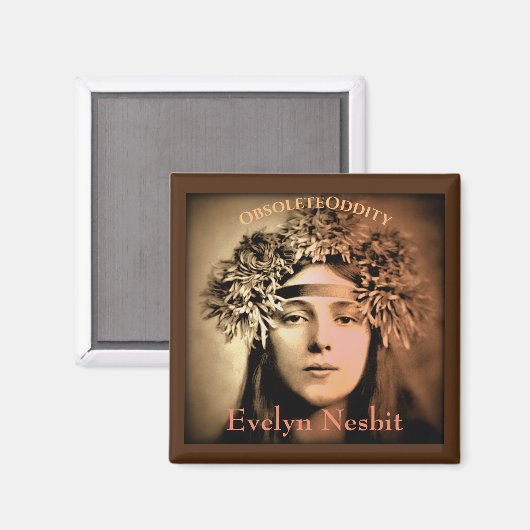 Evelyn Nesbit Magnet (Recto/Verso)