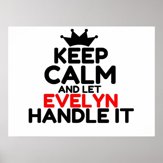 EVELYN POSTER (Voorkant)