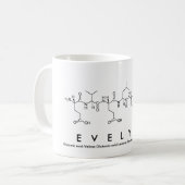 Evelyne peptide nom mug (Devant gauche)