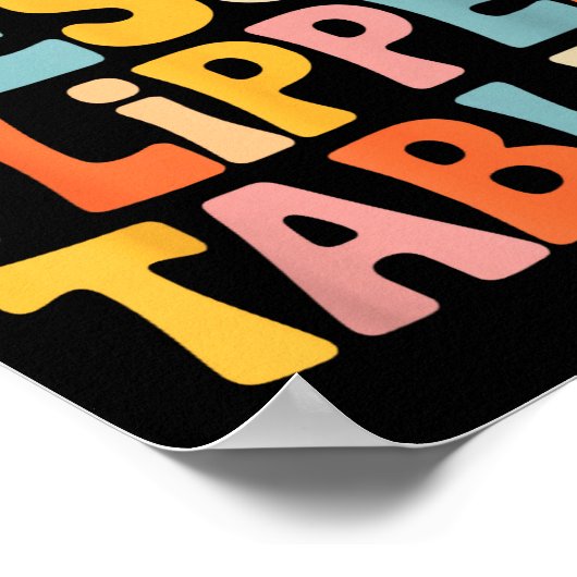 Even Jesus Flipped Tables Funny Jesus Lovers Chris Poster (Hoek)