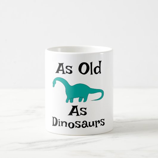 Even oud als dinosaurus mok (Center)