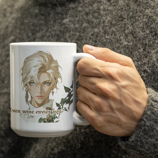 Even Wine Envies You Anime Guy Koffiemok