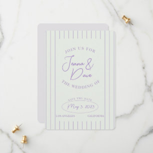 Événement à la mode : Save the Date de mariage sim