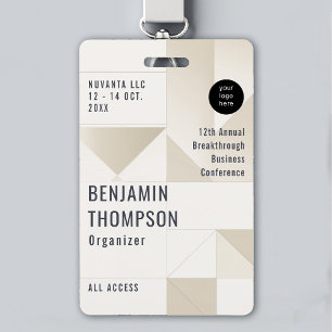 Evenement Conferentie Bedrijfsleven Bedrijfsbruini Badge