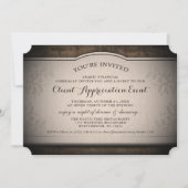 Événement d'appréciation du client Invitation Rust (Devant)