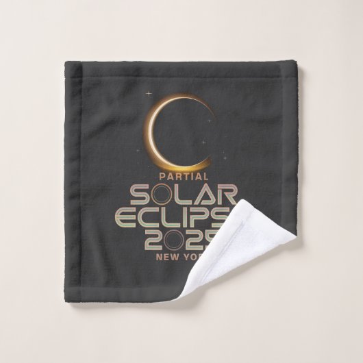 Événement d'astronomie partielle d'Eclipse solaire (Gant de toilette)