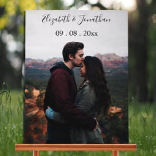 Événement de mariage avec photo personnalisée