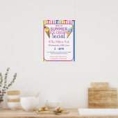 ÉVÉNEMENT DE PTA POSTER SOCIAL GCE-CREAM (Cuisine)