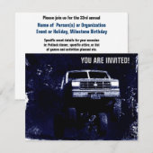 Événement de sports mécaniques ou invitation de (Devant / Derrière)