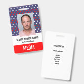 ÉVÉNEMENT ÉLECTORAL SPÉCIAL SÉCURITÉ / ID BADGE (Avant & arrière)