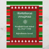  evenement: kerstprogramma flyer (Voorkant)