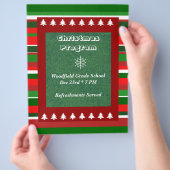 evenement: kerstprogramma flyer (Hand)