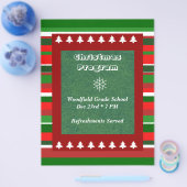 evenement: kerstprogramma flyer (Enkel)